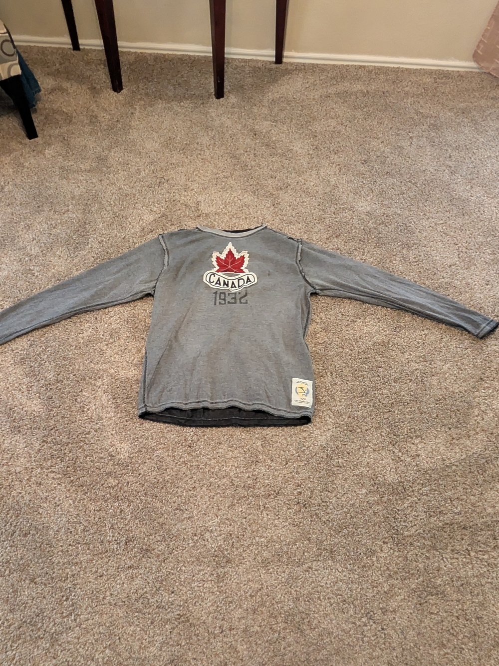 The Olympic Museum Collection Canada 1932 Lake Placid Thermal Long Sleeve XL